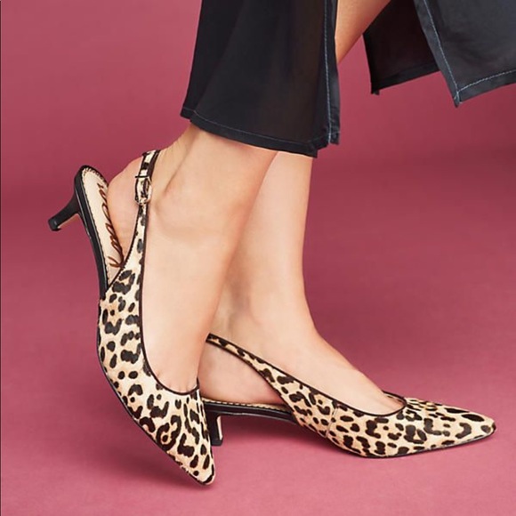 sam edelman leopard print heels